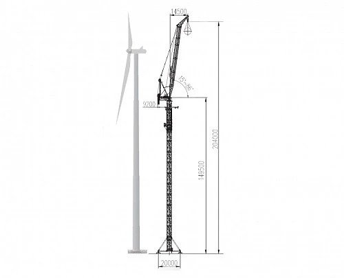Башенный кран XCMG XGL3200-220S